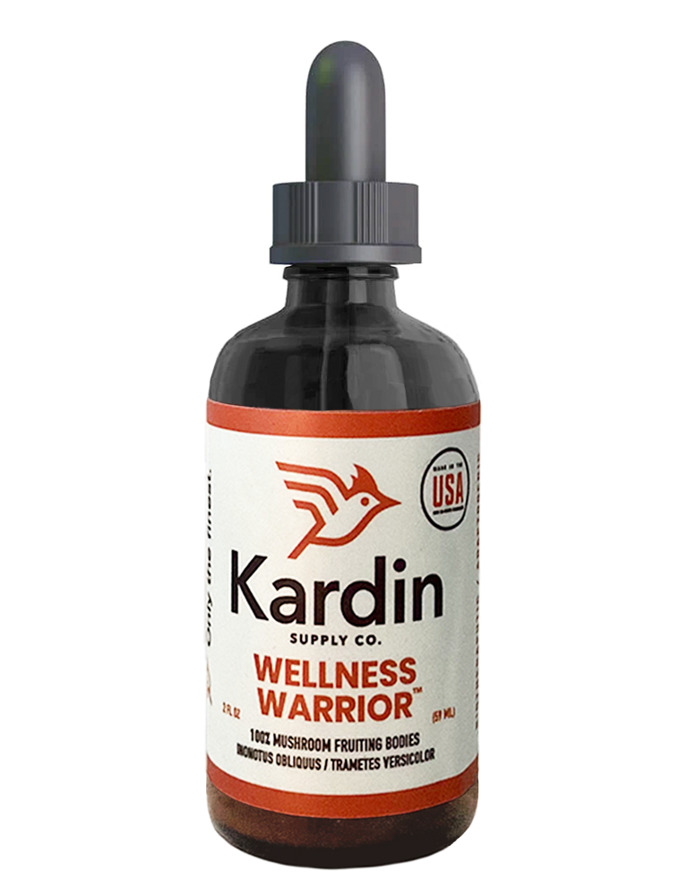 Wellness Warrior: Turkey Tail & Chaga Mushroom Extract, 2oz